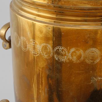 TESAMOVAR, mässing, sent 1800-tal.
