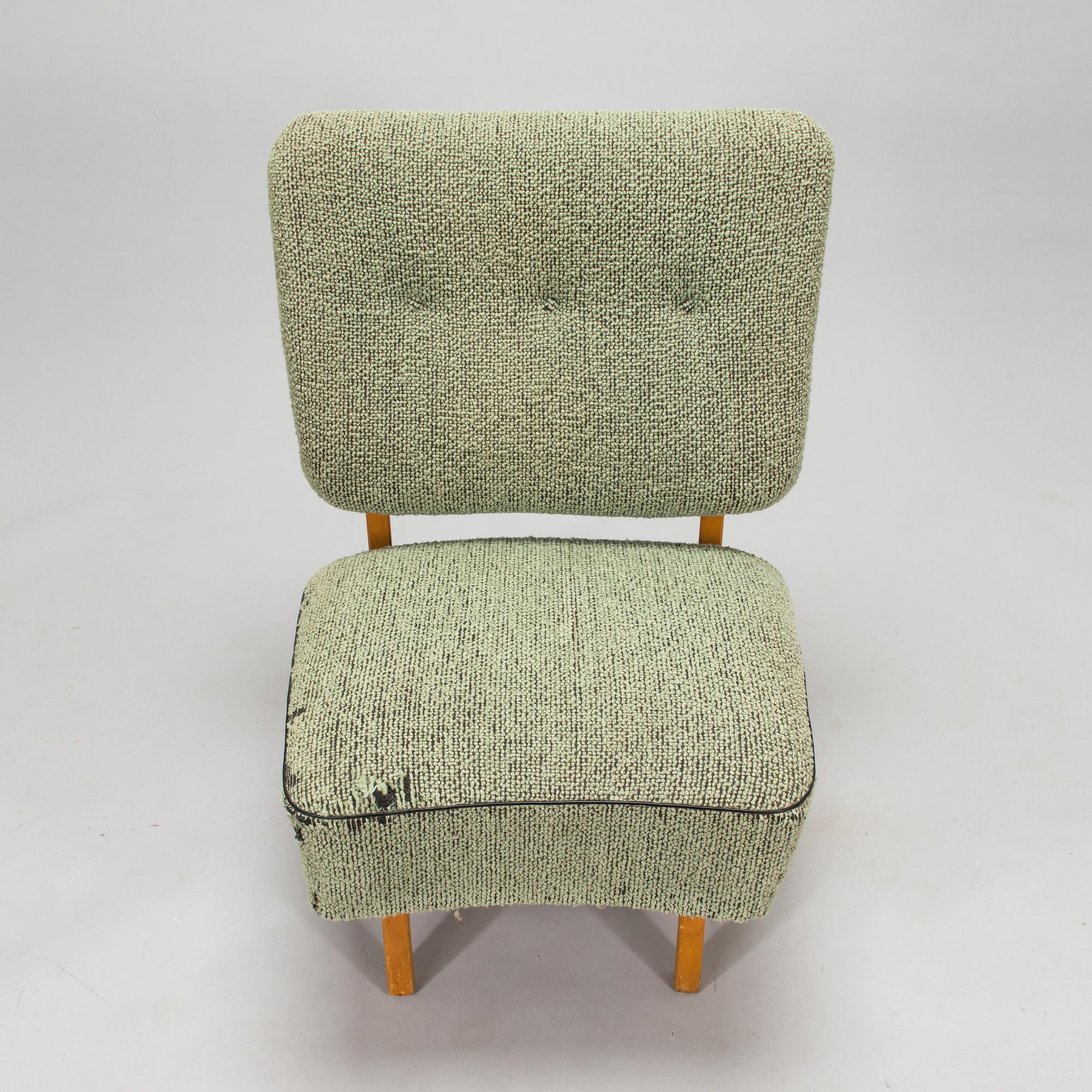 Oiva Parviainen, a mid-20th century 'Susanna' armchair for  Lahden Lepokalusto, Finland.