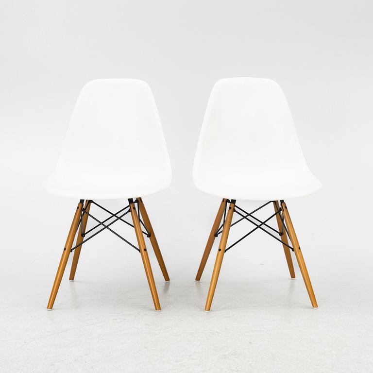 Charles & Ray Eames, Stolar, 6 st, "Plastic chair DSW", Vitra 2012-2013.