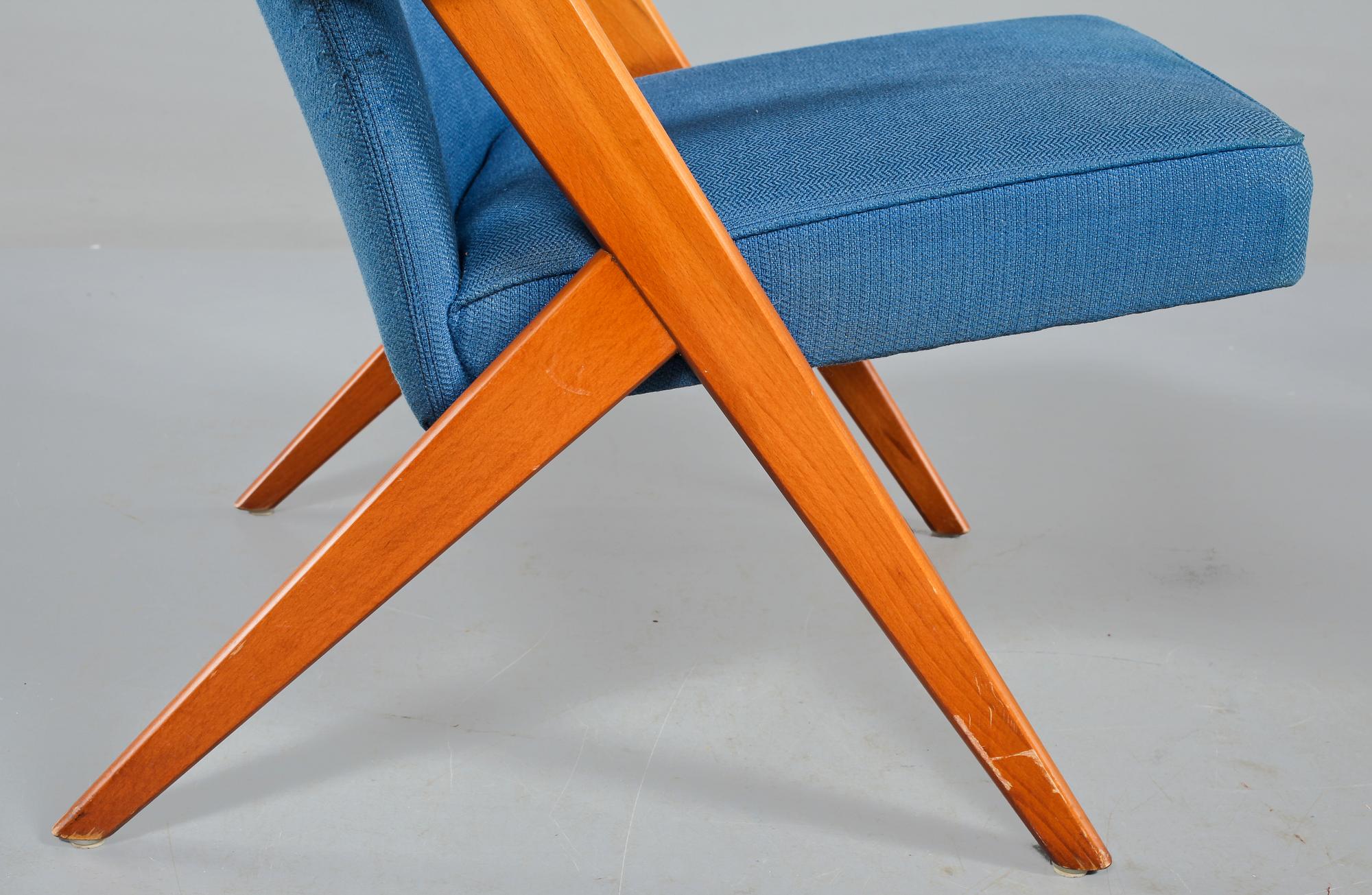 FÅTÖLJER, ett par, 1900-talets andra hälft.