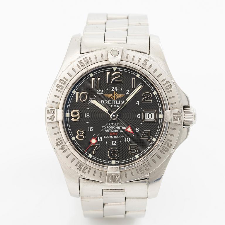 Breitling, Colt GMT, wristwatch, 40,5 mm.