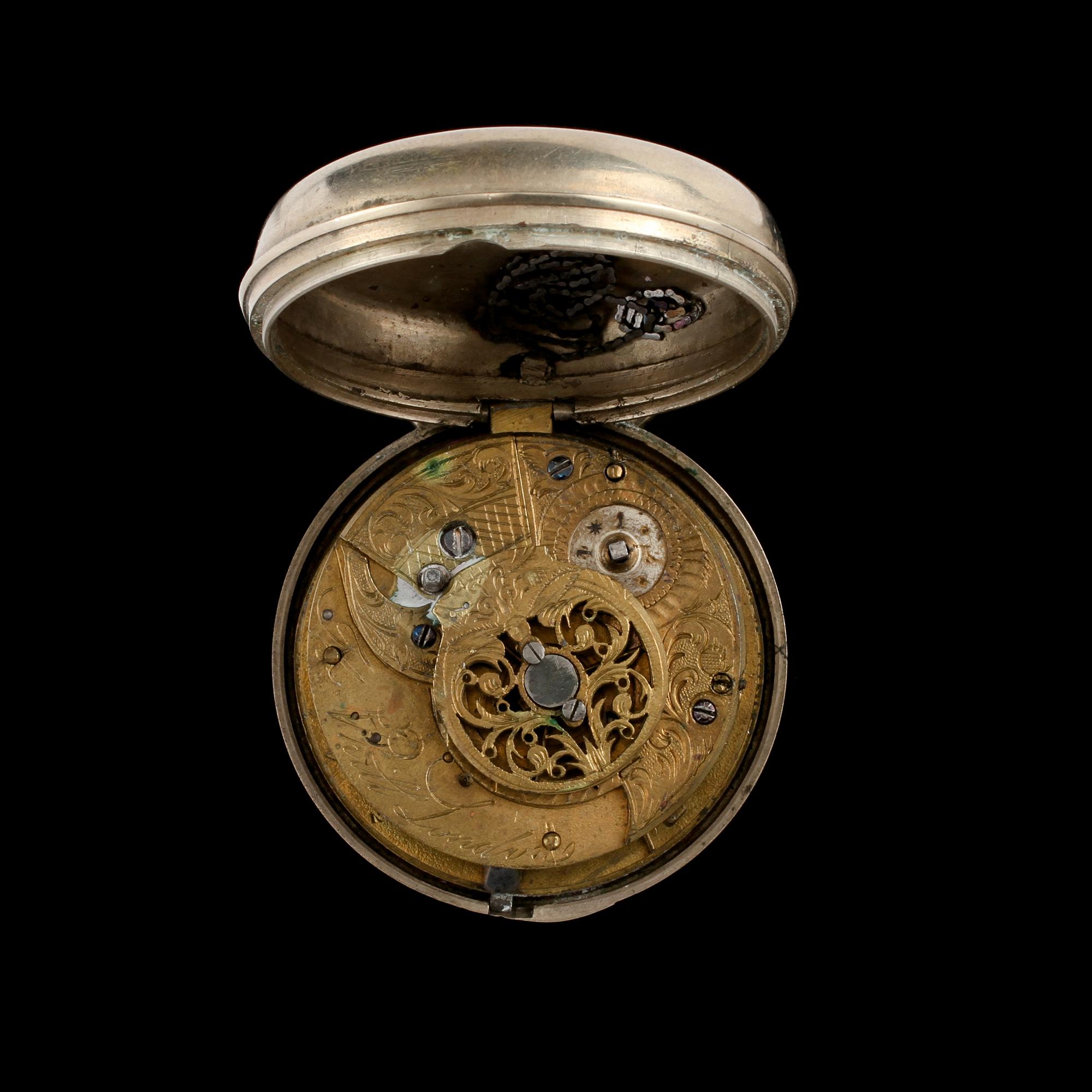 SPINDELUR, silver, Thomas, Whitt, London, 1800-tal.