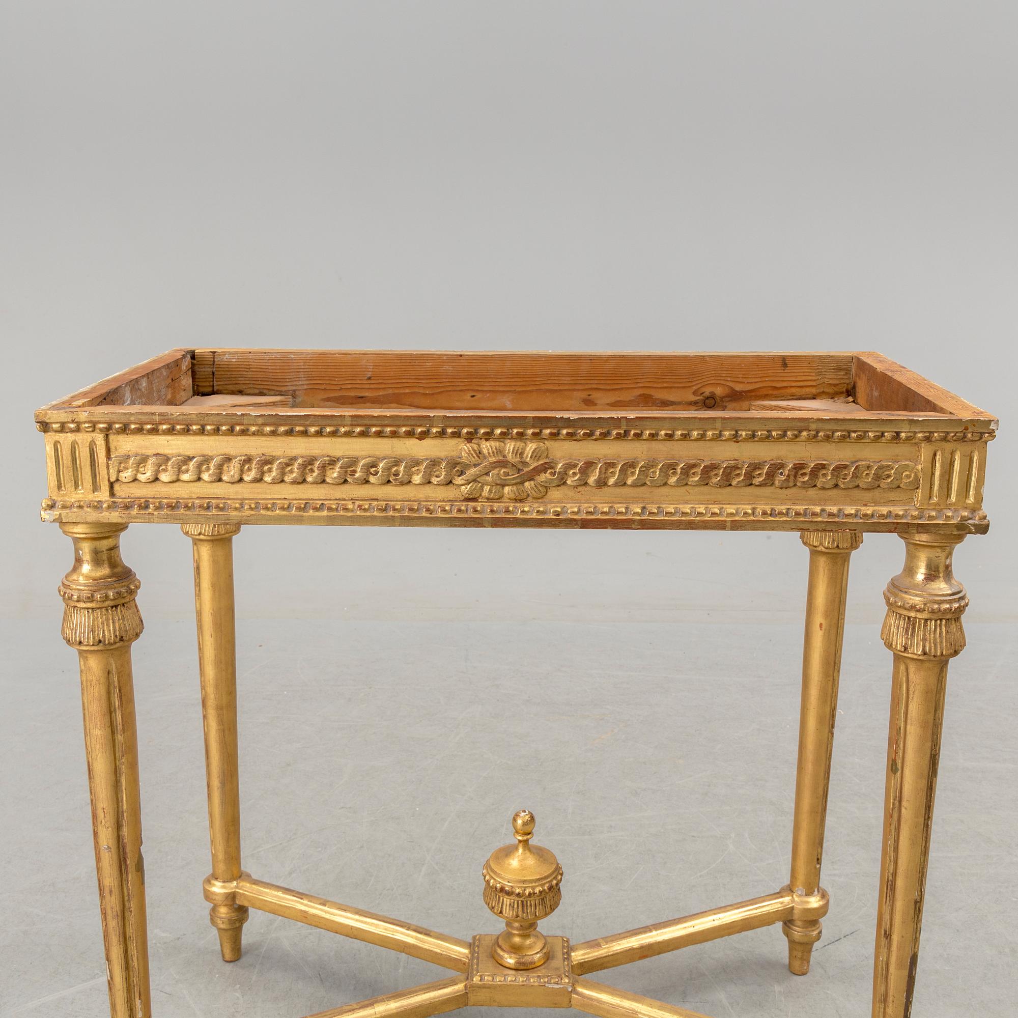 BORD, gustavianskt, 1700-talets slut.