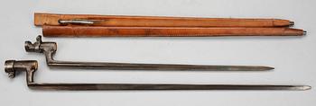 BAJONETTER, 2 st, 1800-tal.