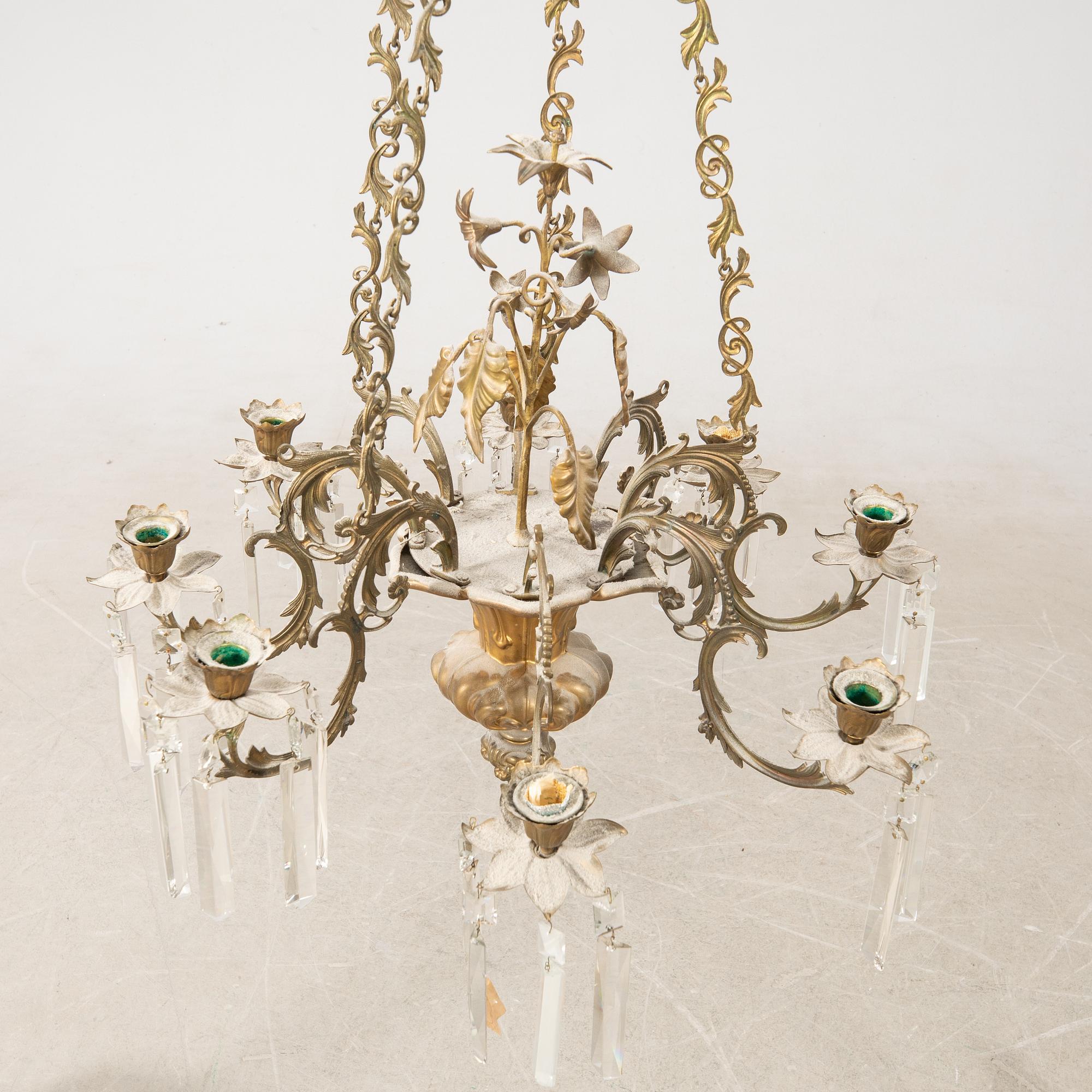 Chandelier Neo-Rococo late 19th century.
