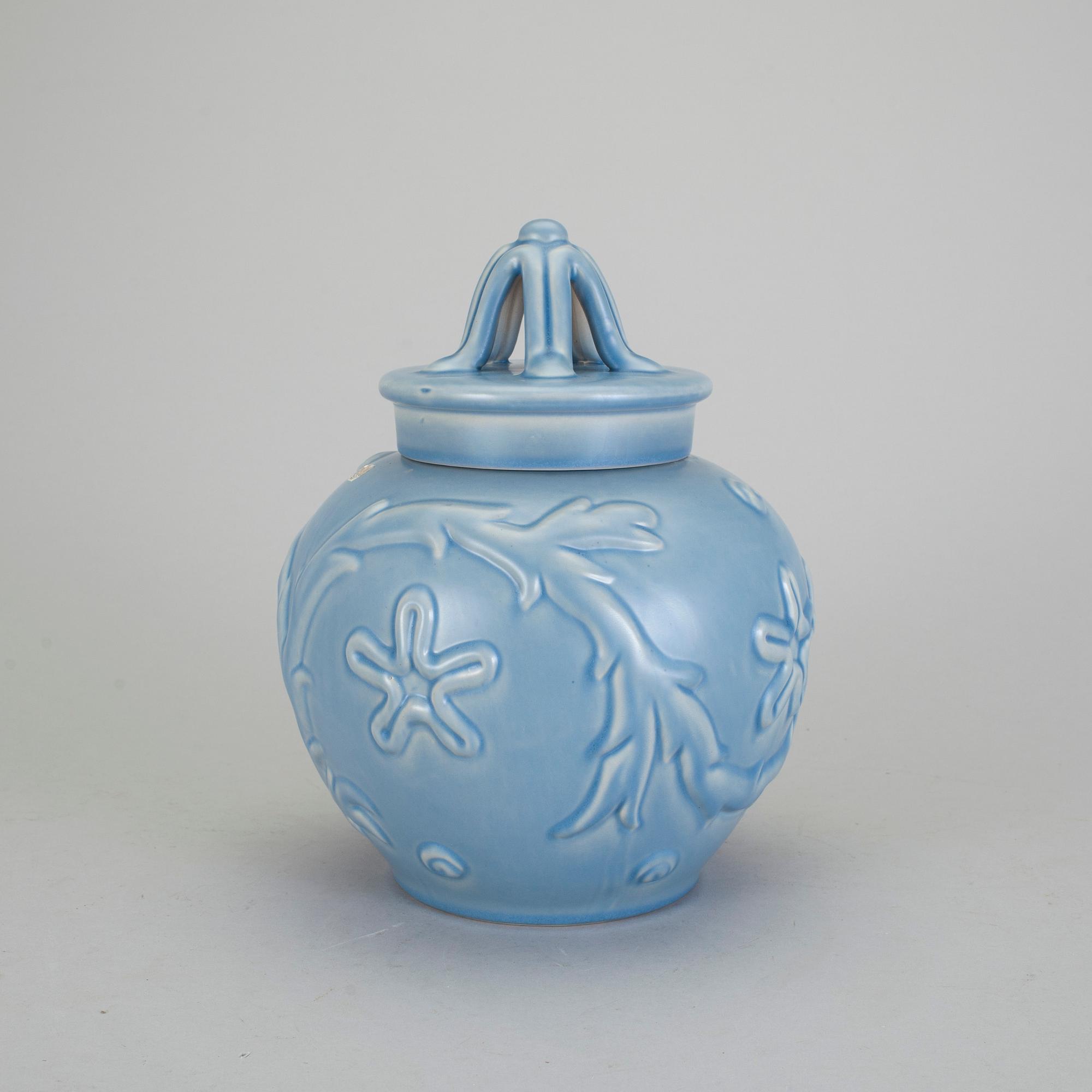 URNA med LOCK, flintgods. Eva Jancke-Björk, Bo Fajans, 1940-/50-tal.