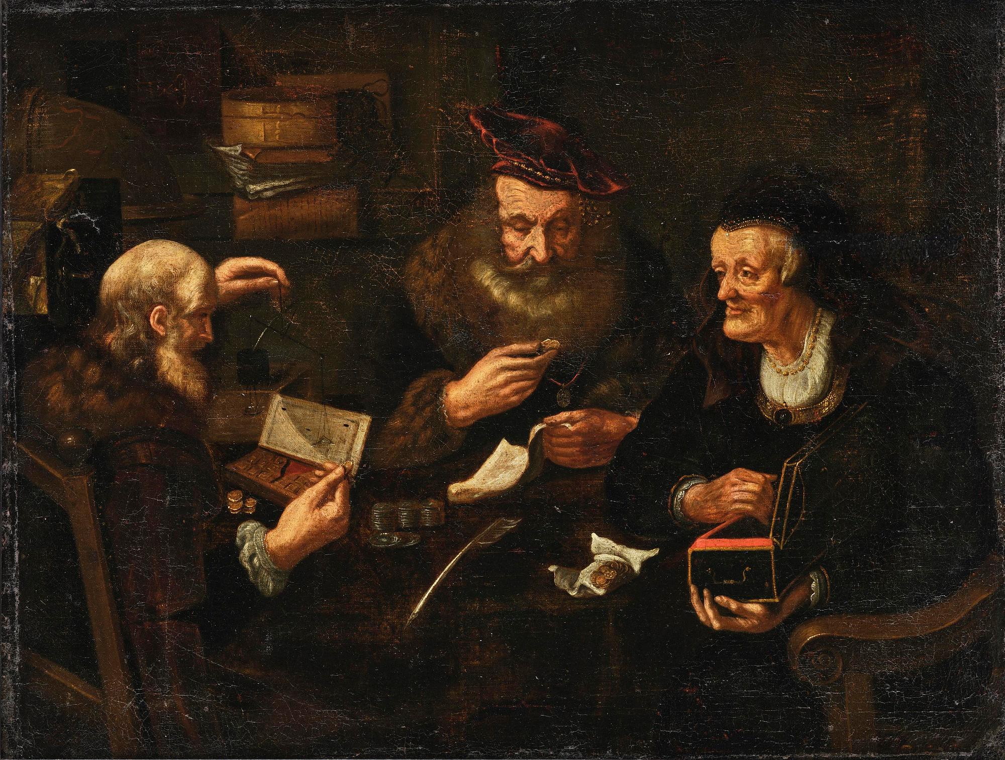 Christian (von) Thum, At the goldsmith.