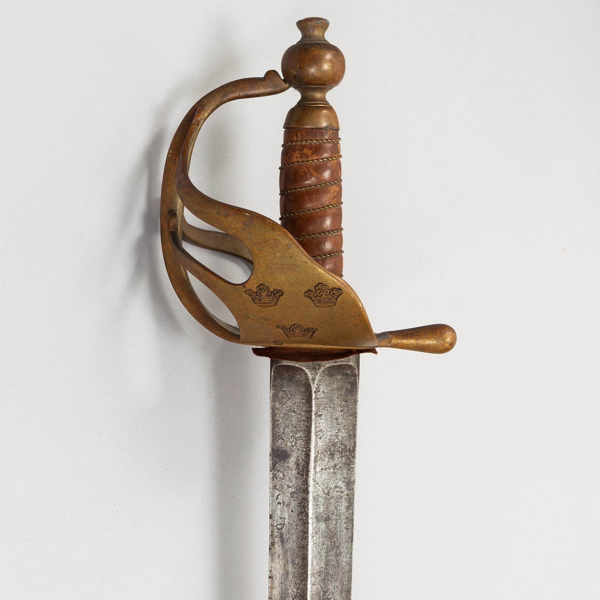 A Swedish cavalry sword 1773 pattern.