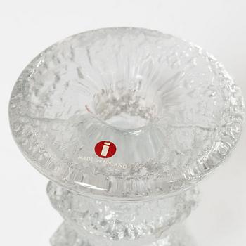 Timo Sarpaneva, a set of ten 'Festivo' glass candlesticks, Iittala, Finland.