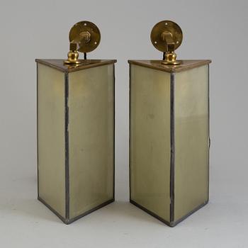 A  pair of 1930's/40's wall lights.