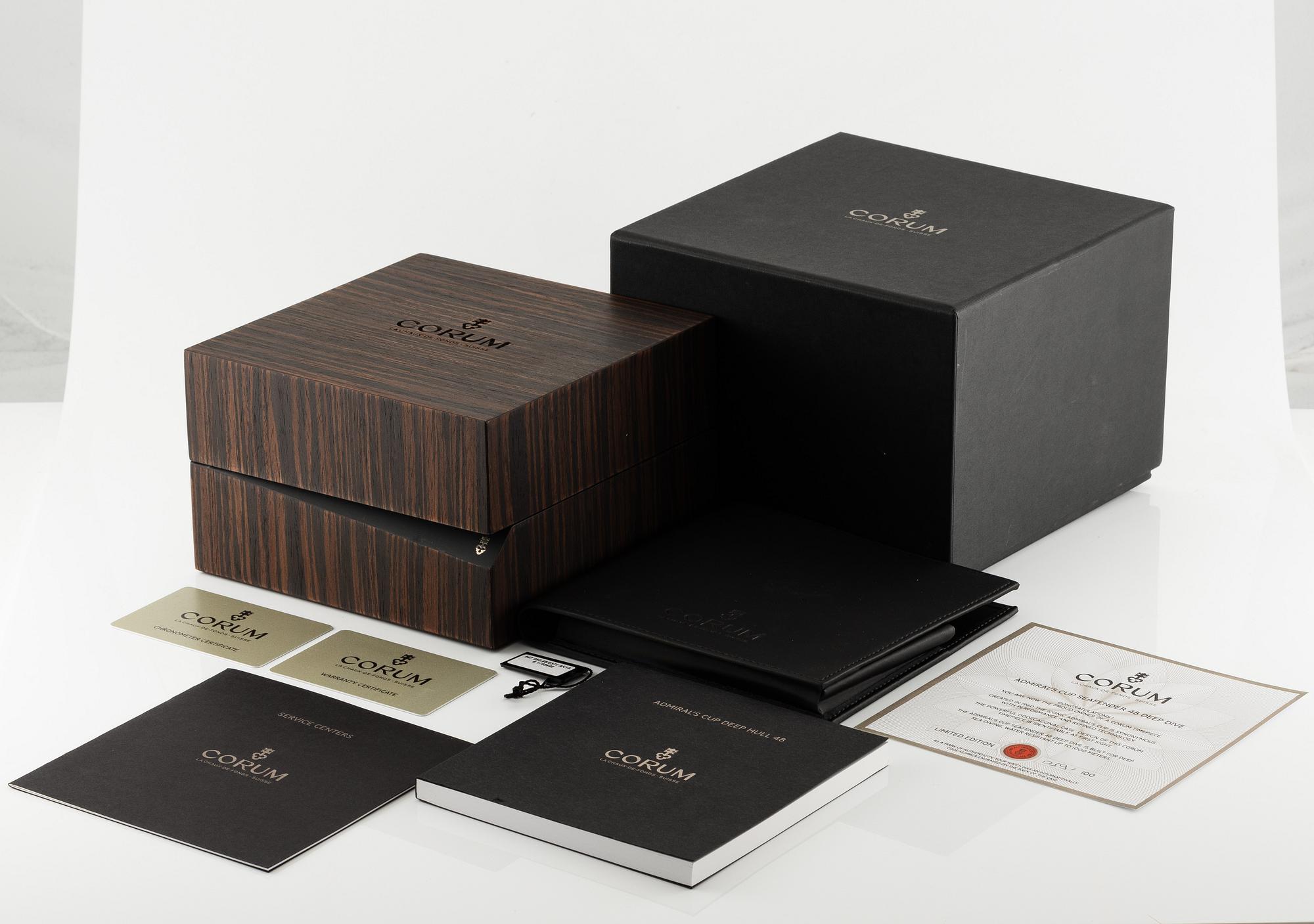 Corum, Admiral’s Cup, Seafender 48, Deep Dive, "Limited Edition", armbandsur, 48 mm.