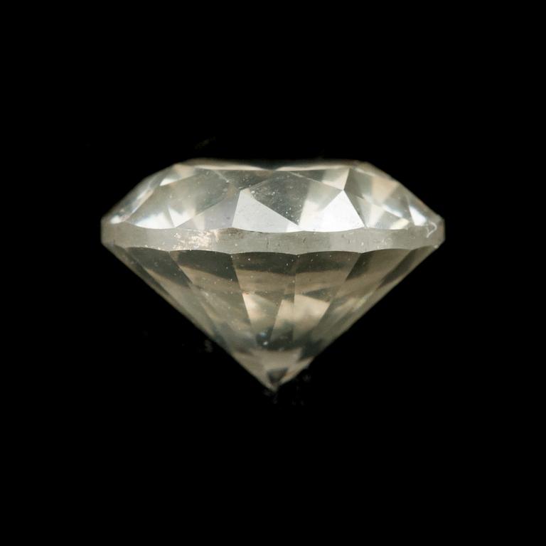 DIAMANT, Oinfattad, briljantslipad, 1,33 ct.