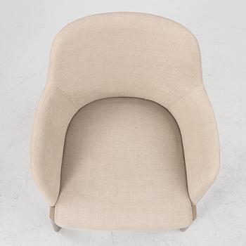 Rodolfo Dordoni, five 'Chelsea' armchairs and one chair, Molteni.