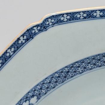 A PORCELAIN PLATE, Qianlong, (1736-95).