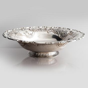 Lale Silverware & Co Ltd, praktskål, sterling silver, Istanbul, Turkiet 1900-tal. Nyrokoko.