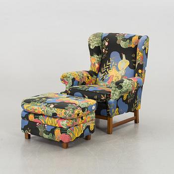 A ARMCHAIR BY RAGNAR HELSÉN MODELL 3543 "OXFORD" FOR FIRMA SVENSKT TENN.