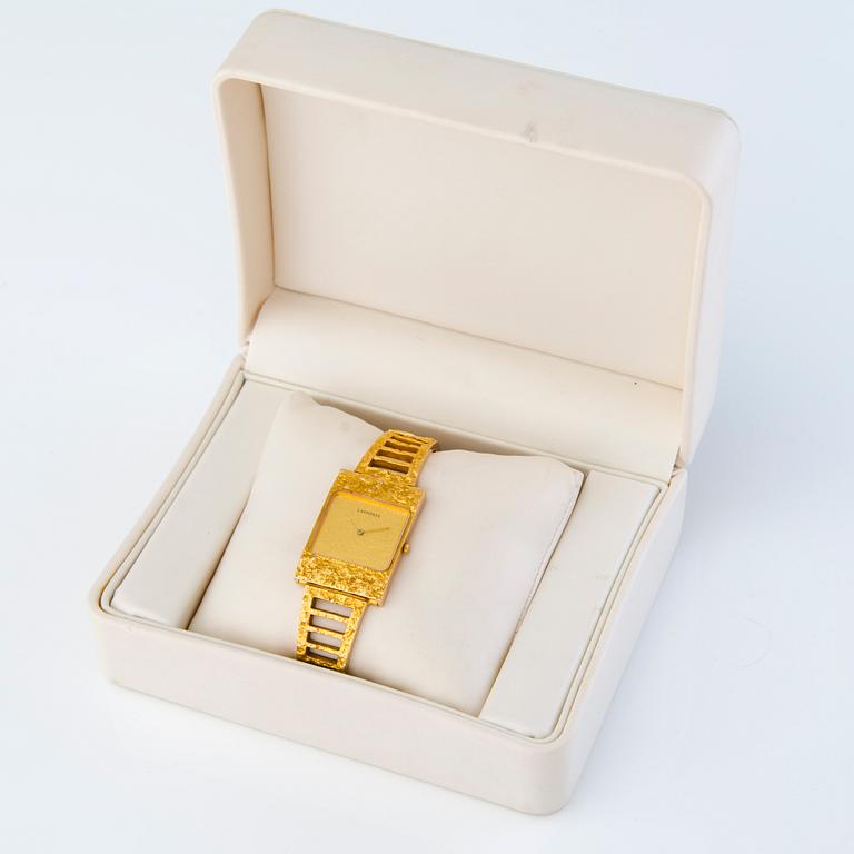 BJÖRN WECKSTRÖM, A 14K gold wristwatch "El Dorado", Lapponia, Finland 1982.