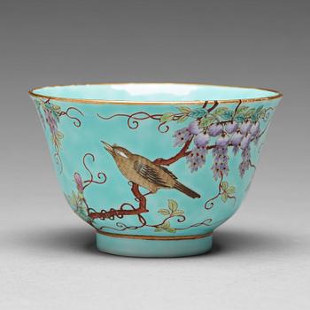 A wisiteria cup, late Qing dynasty with Guangxu's four character mark.