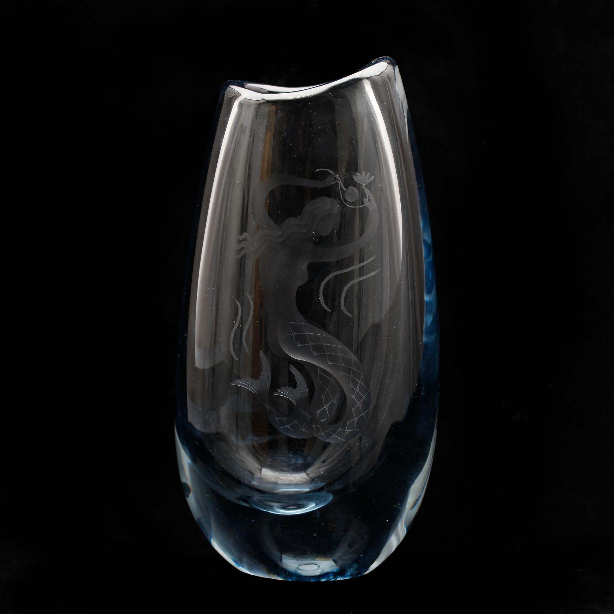 VAS, glas Vicke Lindstrand, 1900-talet andra hälft.
