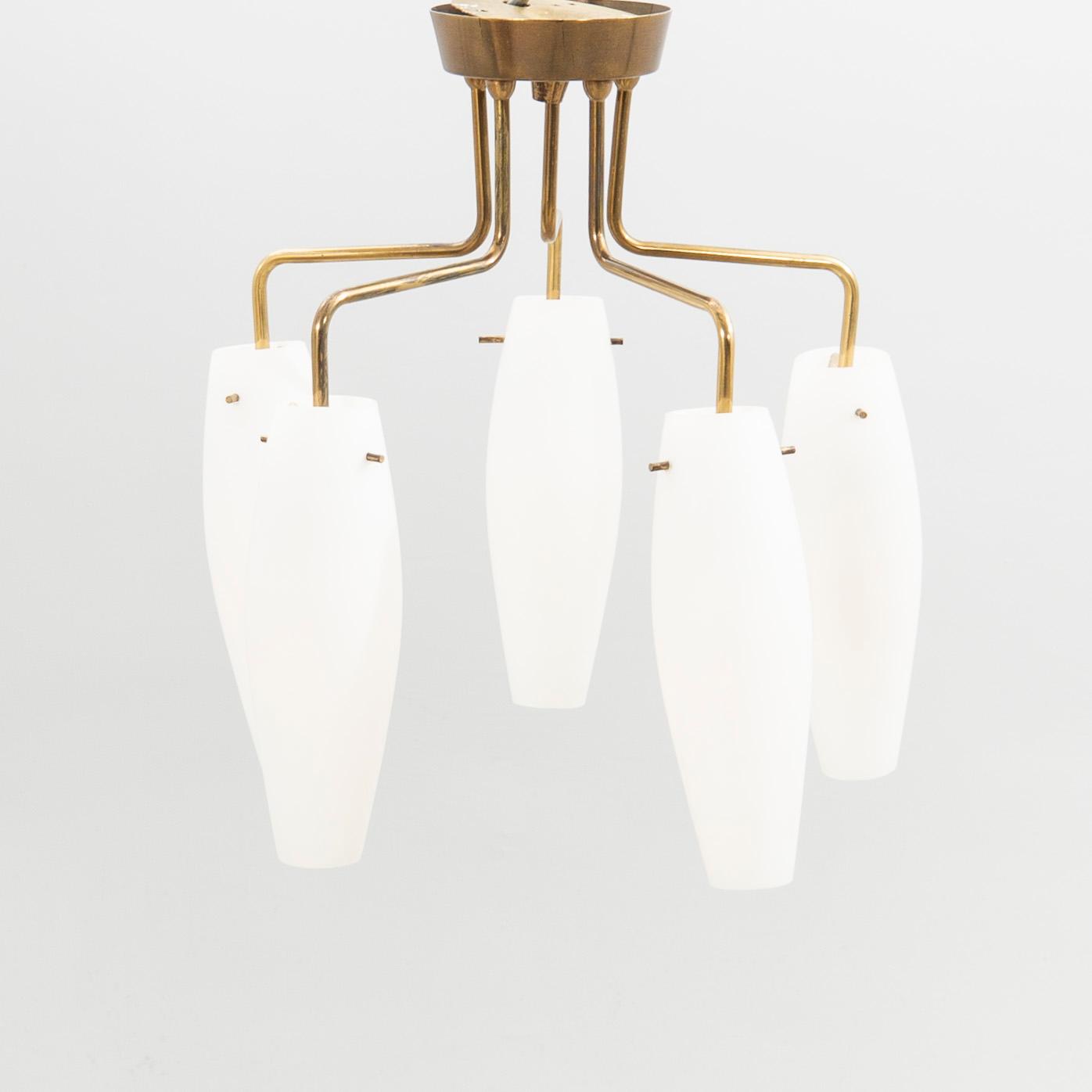 Ceiling lamp, mid-20th century.