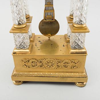 RAOUL LEFEVRE - MANTEL CLOCK, empire, 19th century first half / mid.