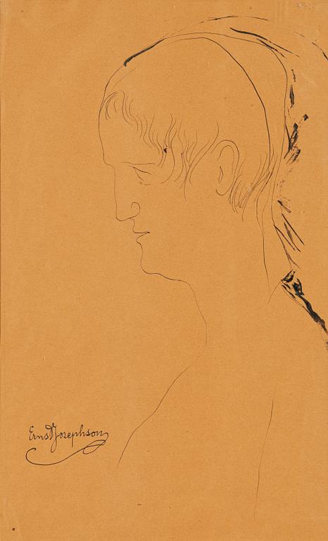 Ernst Josephson, Woman in Profile.