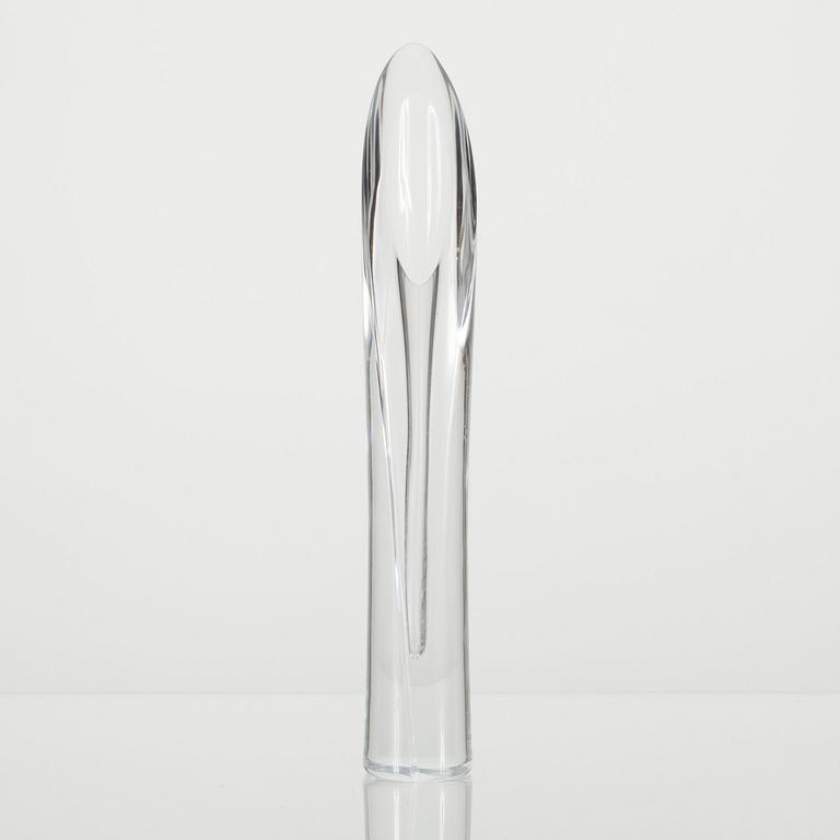 VAS, klart glas "Svärdslilja", Aimo Okkolin Riihimäen Lasi Oy, 1957-62.