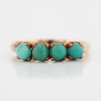 Turquoise ring.