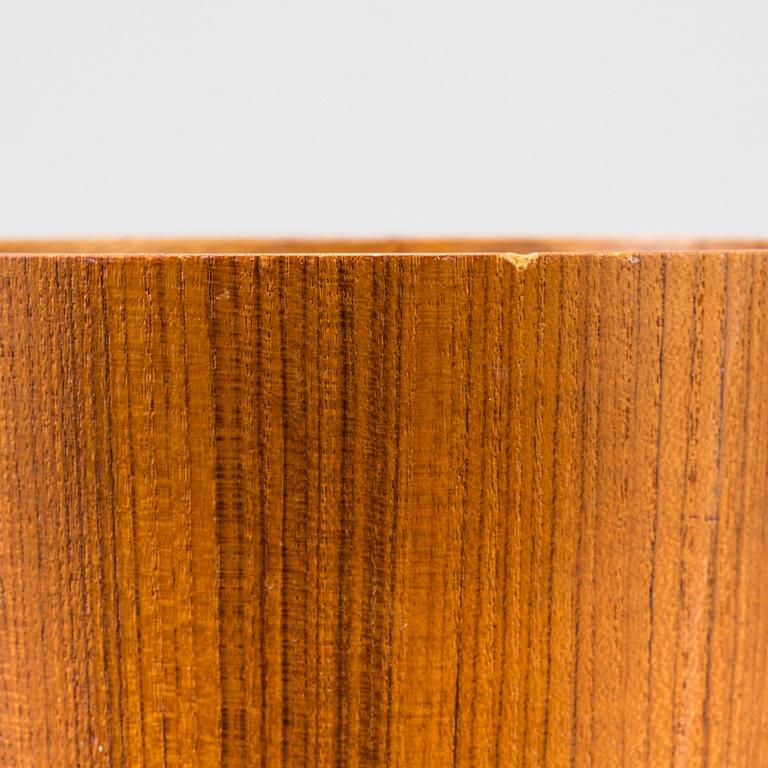 A teak waste bin by Martin Åberg, Servex, mid 20th century.
