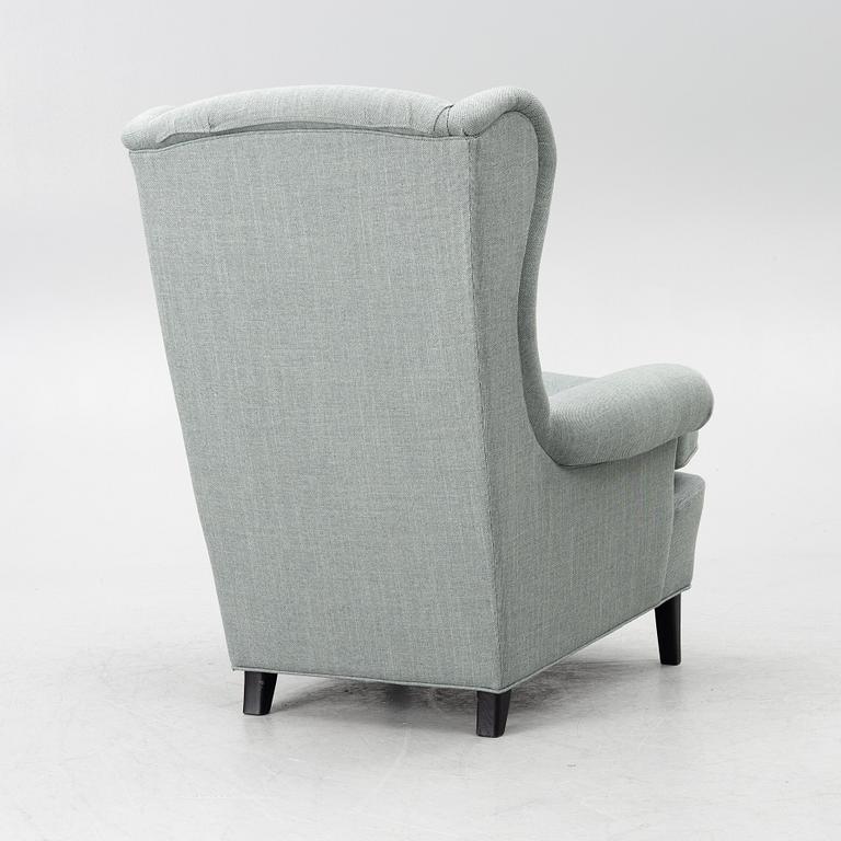 Carl Malmsten, Fåtölj, ”Häggbom”, O.H.Sjögren, Tranås, 2022.