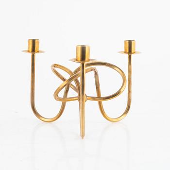 Josef Frank, a candlestick, brass, "The Friendship Knot", Firma Svenskt Tenn.