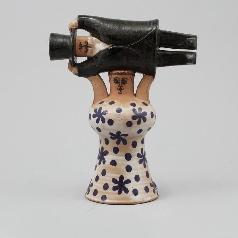 FIGURGRUPP, "Samhällsdebatten", Lisa Larson, Gustavsberg. Formgiven 1968.