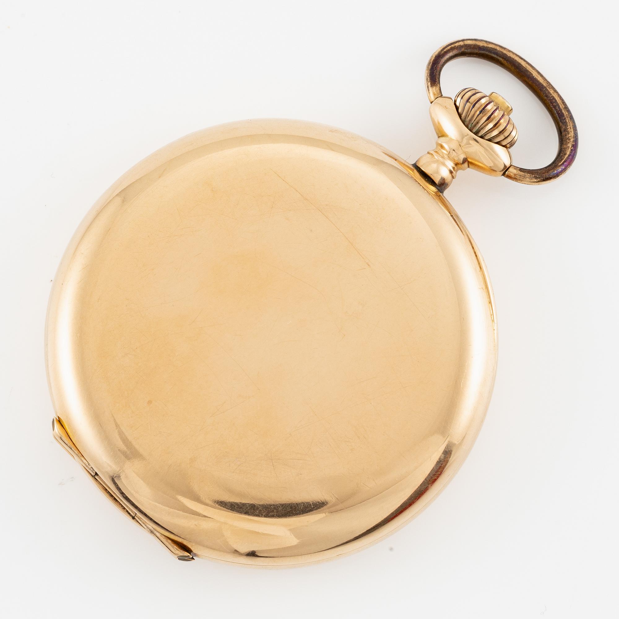 Pocket watch, hunter, 52 mm.