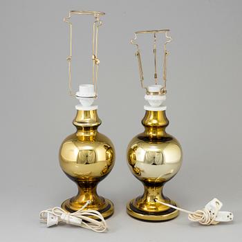 BORDSLANPOR, ett par, möjligen Luxus, 1900-talets andra hälft.