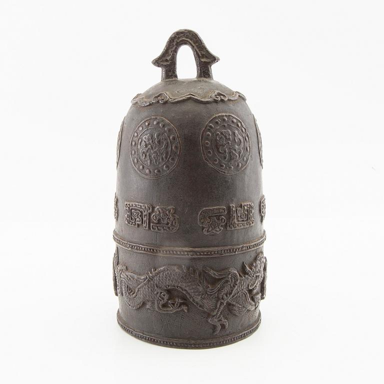 Temple bell, China, bronze, 20th century.