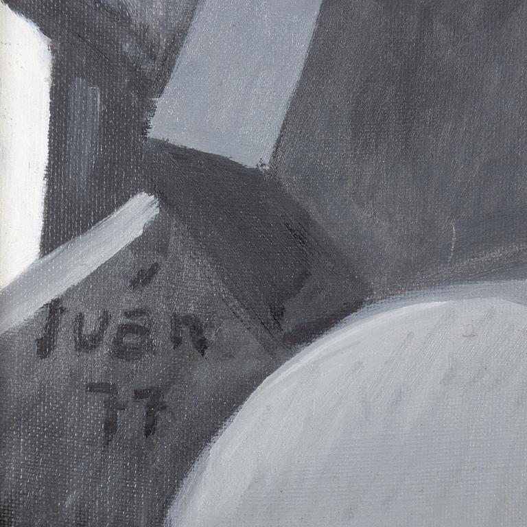 Iván Grünewald, olja på duk, signerad och daterad 1977.