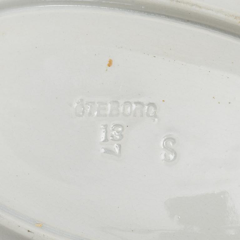 Såskannor, ett par, flintgods. Göteborg, omkring 1900.