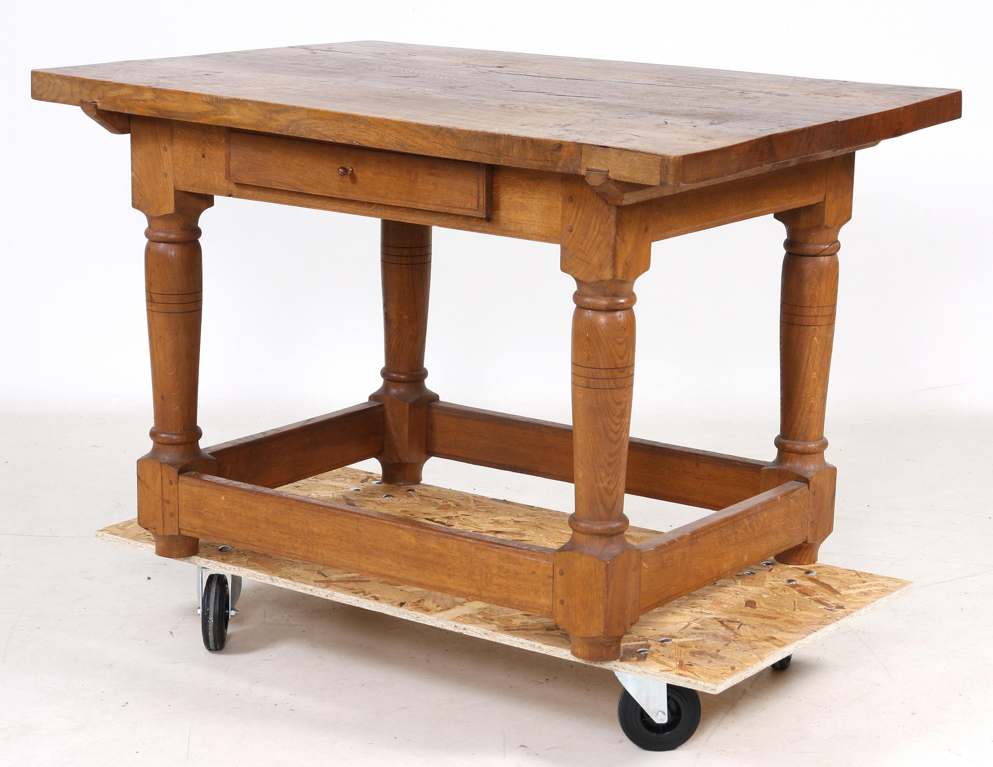 BIBLIOTEKSBORD, barockstil, 1800/1900-tal.