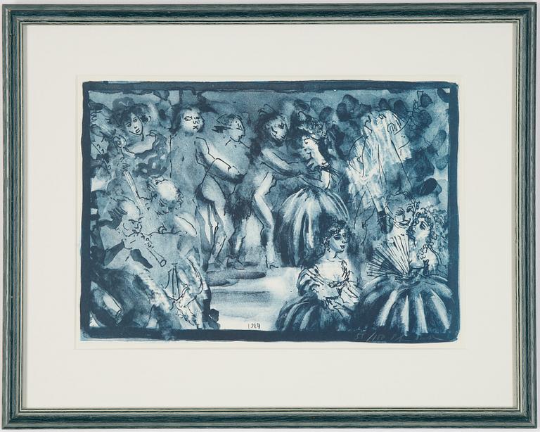 Peter Dahl, lithograph in colours, signed 55/150.