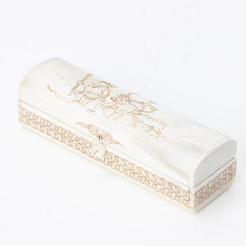 Bertil Fällman jewellery knife in box, signed, 1990s.