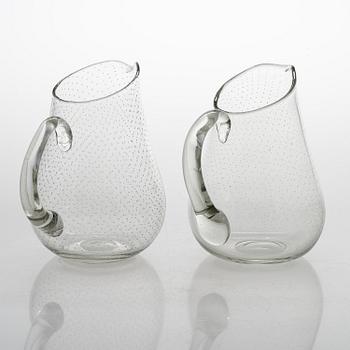 GUNNEL NYMAN, 15-piece Mid-Century Glassware Set by Nuutajärvi, Finland.
