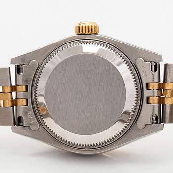 Rolex, Oyster Perpetual Datejust, "Diamond Dial", rannekello, 26 mm.