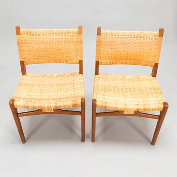 Hans J Wegner, tuoleja 7 kpl, malli  CH-31 Carl Hansen & Son, Tanska 1960-luku.