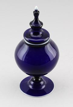 LOCK/POTPURRIURNA, glas, Göteborgs Glasbruk, sent 1700-tal.