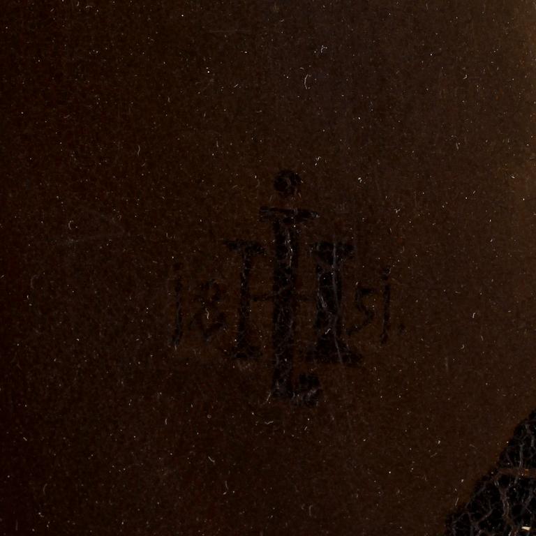 JOHAN FREDRIK HÖCKERT, olja på duk, signerad o daterad 1851.