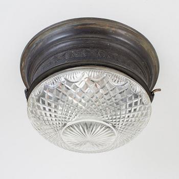 TAKPLAFOND, jugend, 1900-talets början. Från fartygschefens matsal, pansarskeppet Drottning Victoria.