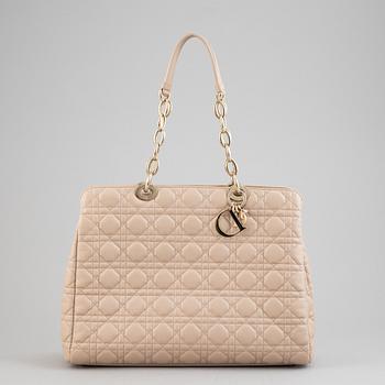 Christian Dior, a pink leather 'Lady Dior' handbag, 2015.