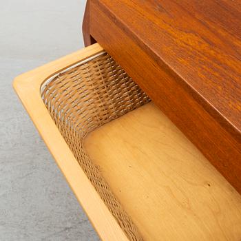 A 1950's teak sewing table by Severin Hansen.