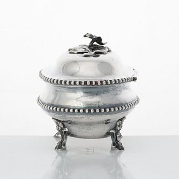 Anders Schotte, sockerskrin, silver, Uddevalla 1787. Rokoko.