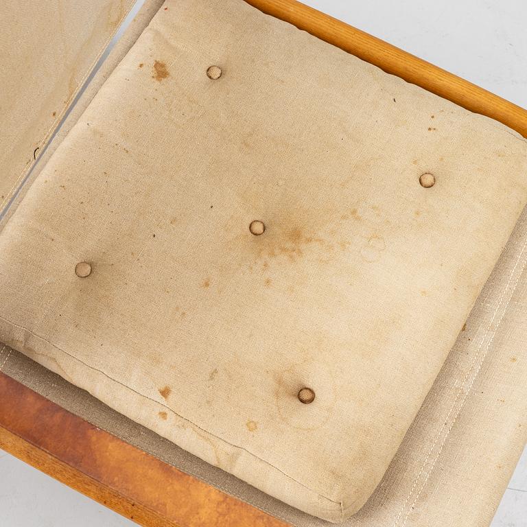 Kaare Klint, a pair of 'Safari Chair', Rud. Rasmussens Snedkerier, Denmark.